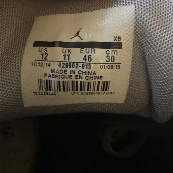 Mens Jordan Grown-Low Size 12 Shoes - Picture 4 of 4